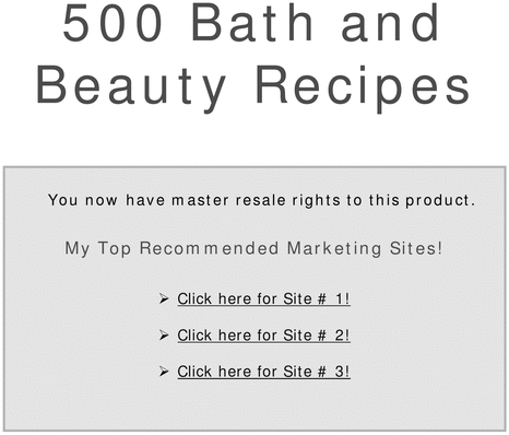 Product picture 500 Bath and Beauty Recipes